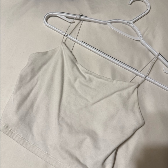 Elegant Cream Spaghetti Strap Top - Picture 1 of 1